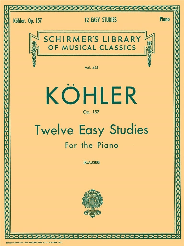 12 Easy Studies, Op. 157